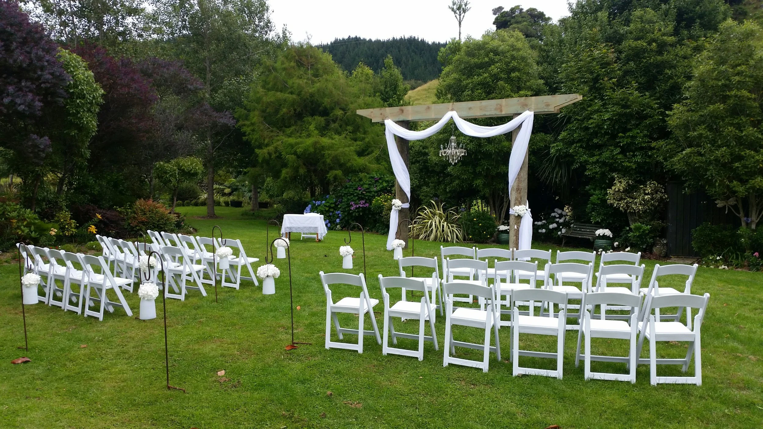 Matai Huka Gardens ceremony area