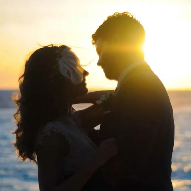 Couple at sunset