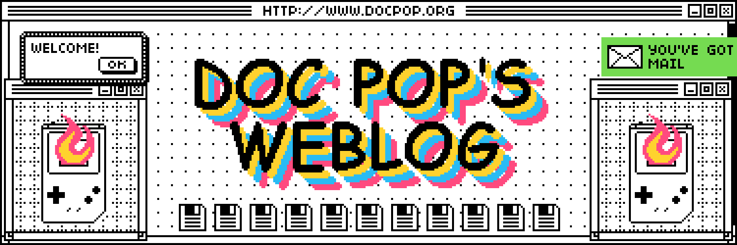 Doc Pop's Web Banner (2019)