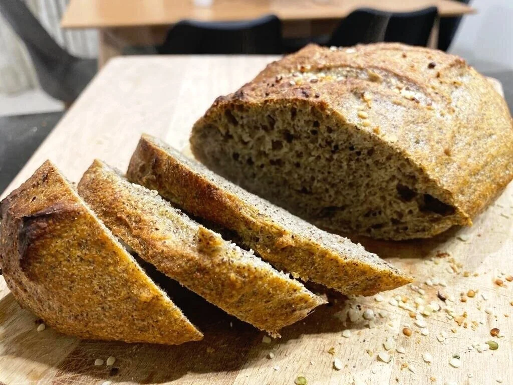 Crunchy Hemp Sourdough