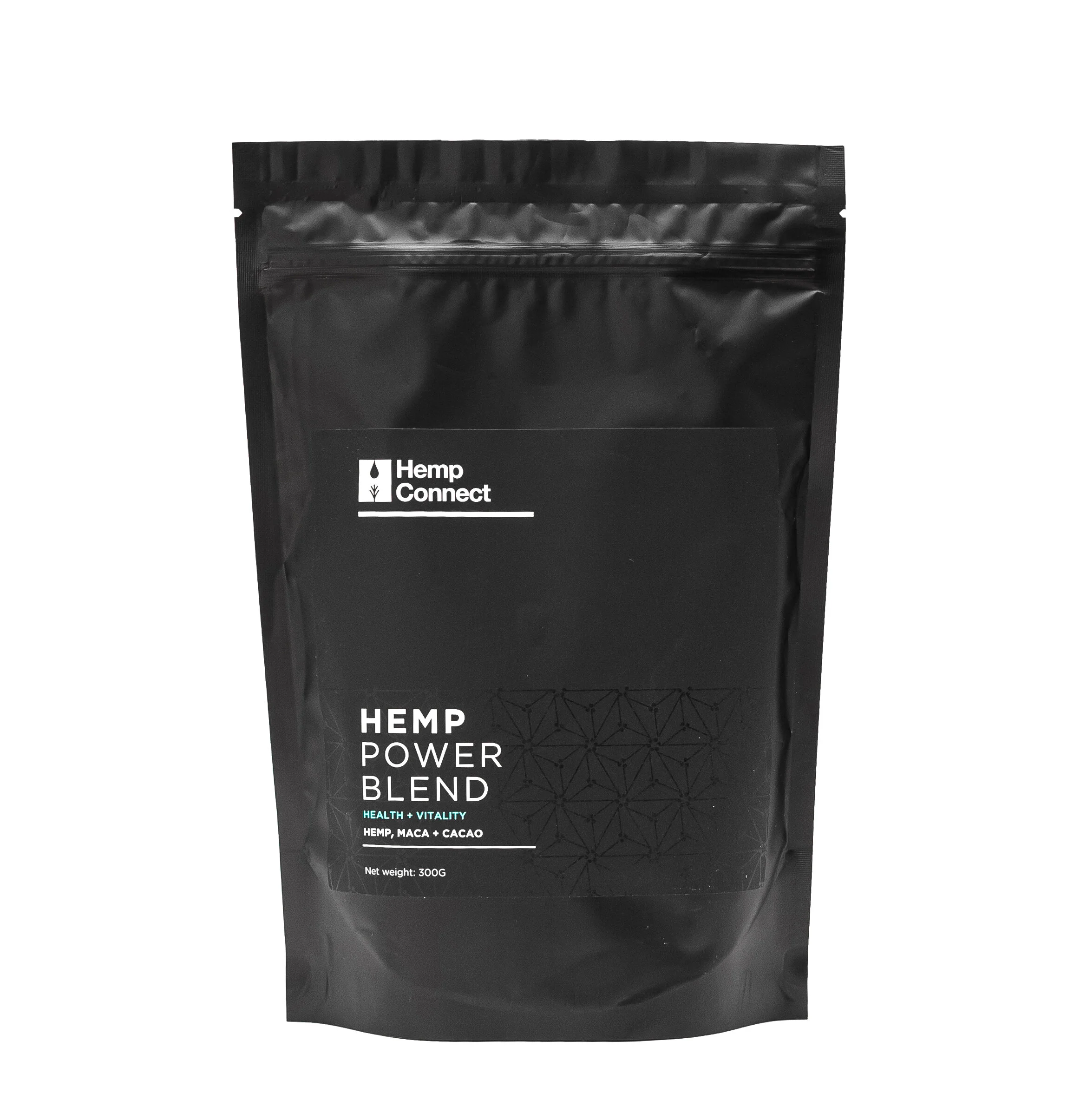 hemp connect hemp protein maca and cacao power blend 300g
