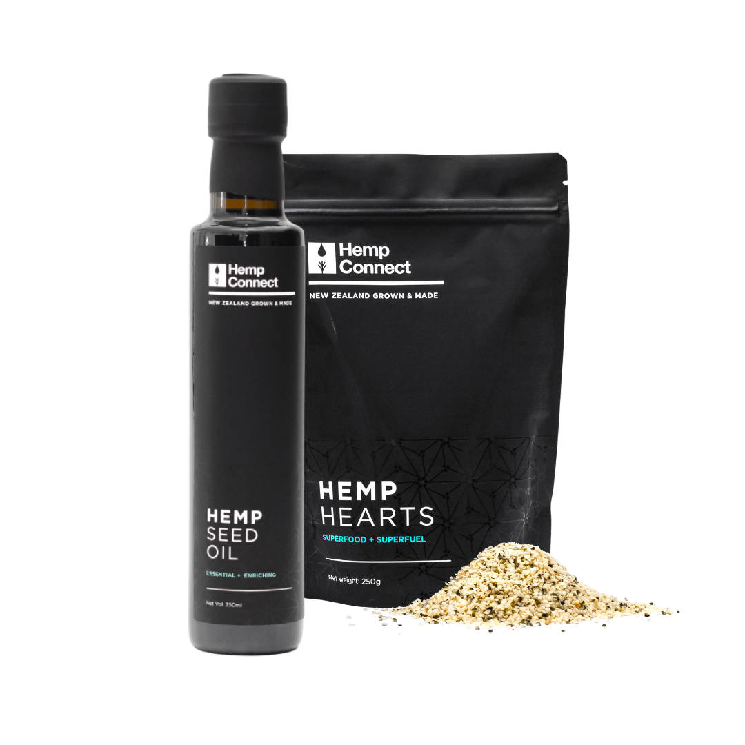 New Zealand Grown Hemp Hearts and Hemp Seed Oil