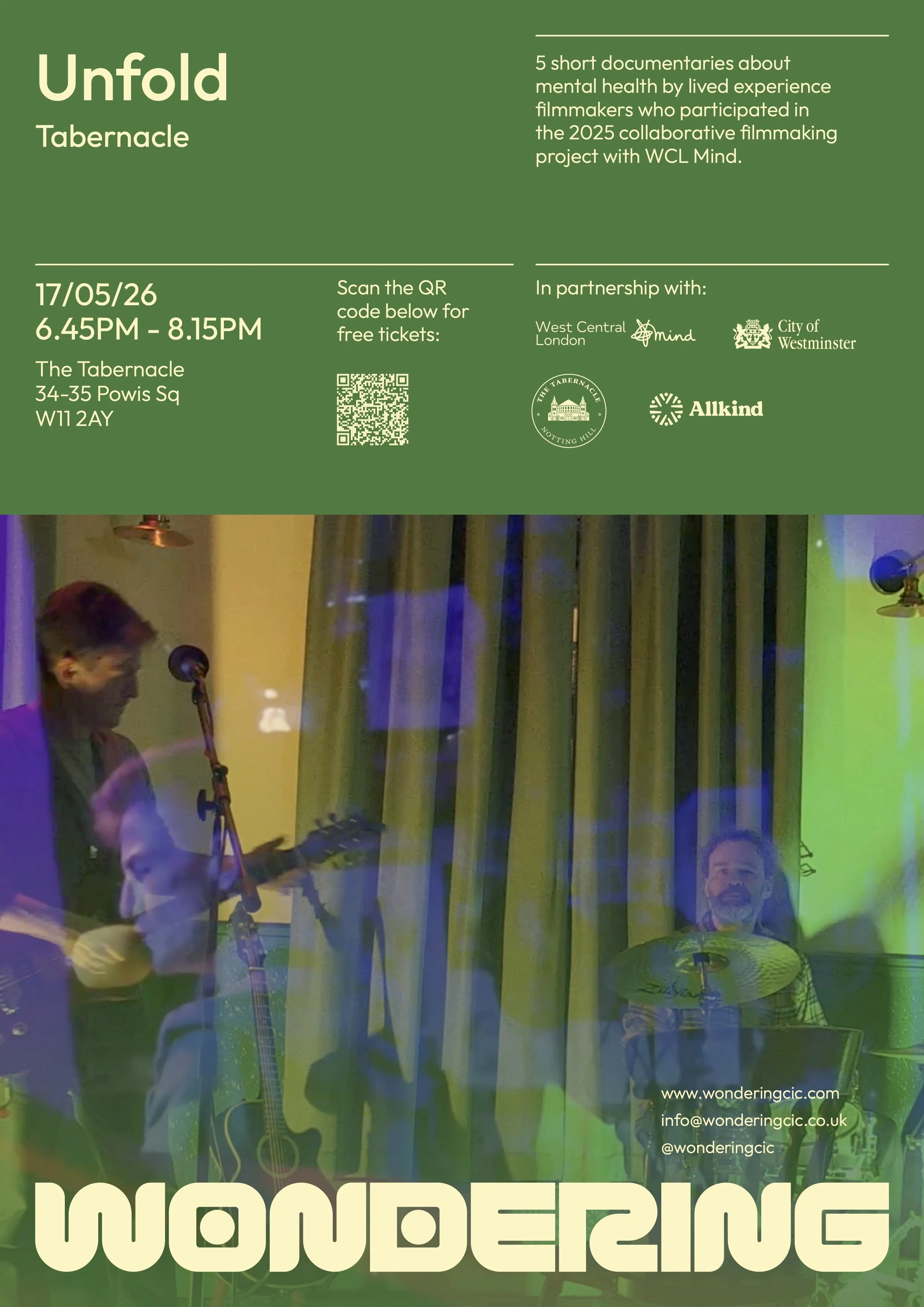 UNFOLD: Short Film Screening // WCL Mind & Wondering CIC (free)