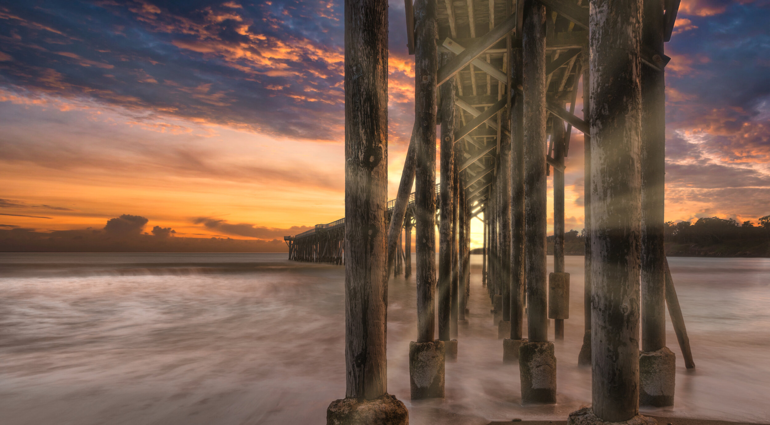 Cambria Pier Sunset