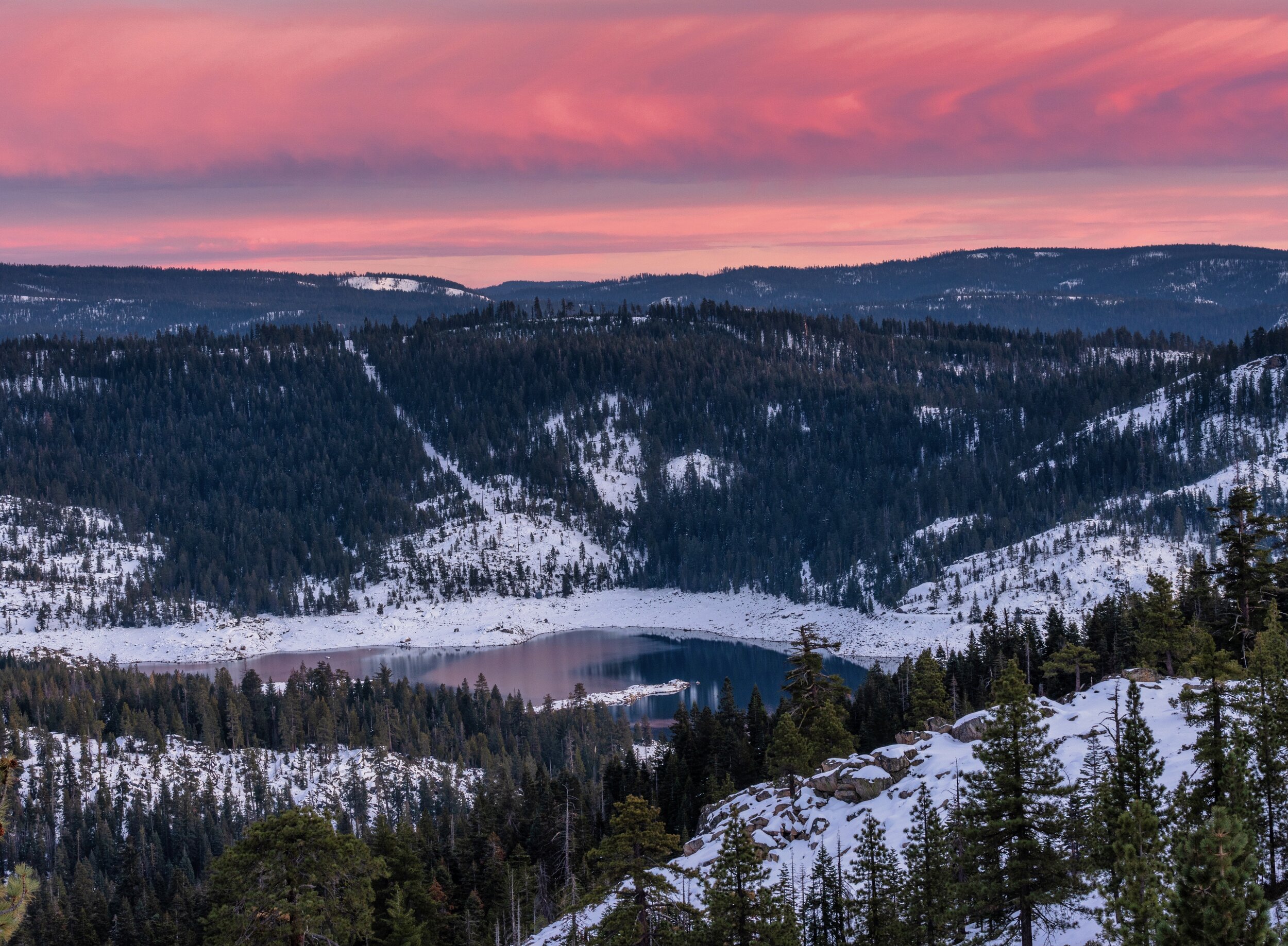 Bear River Reservoir Sunset