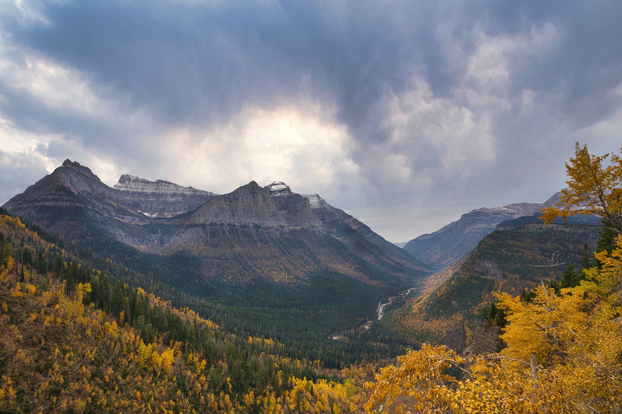 Glacier in October