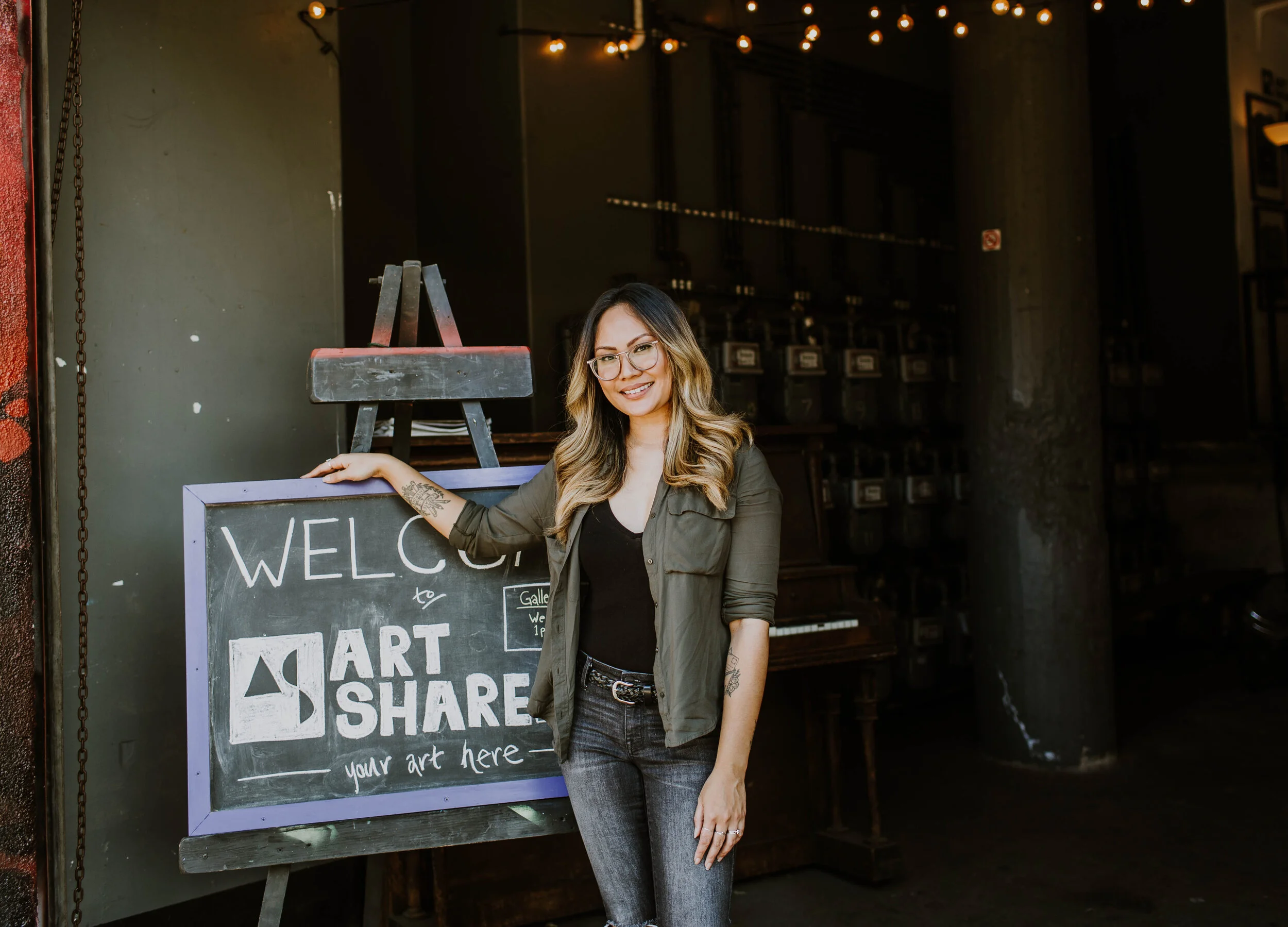 Lanie Whitby at Art Share L.A.