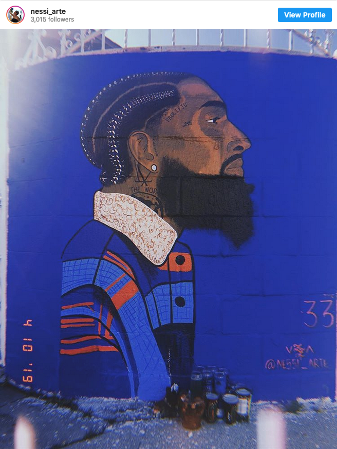 Nipsey Hussle Mural | Nessi Arte