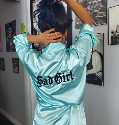 Sad Girl Robe by Loquita Bath and Body