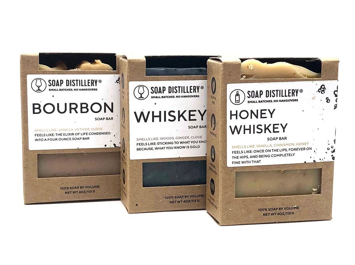 Whiskey Lovers' Soap Bar Set by Soap Distillery