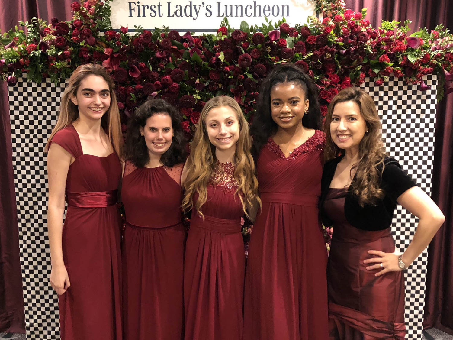   Performing with my students at the First Lady's Luncheon  