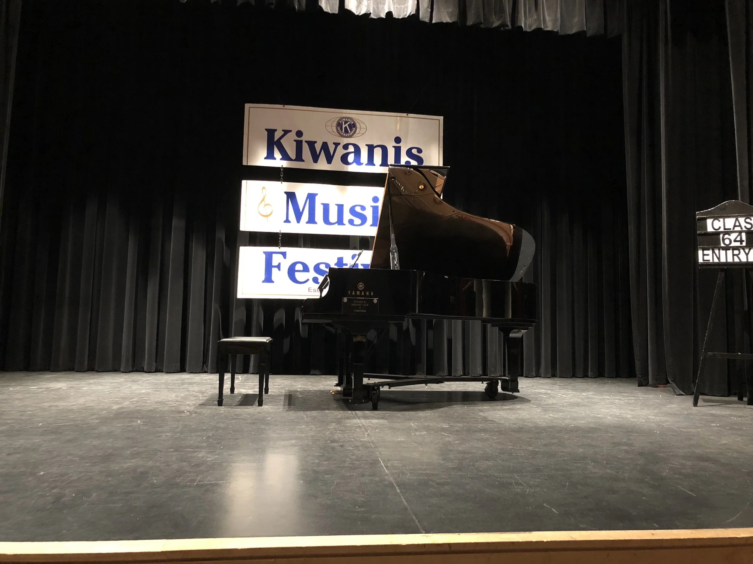 The stage at the Carbonear Regional Community Centre.