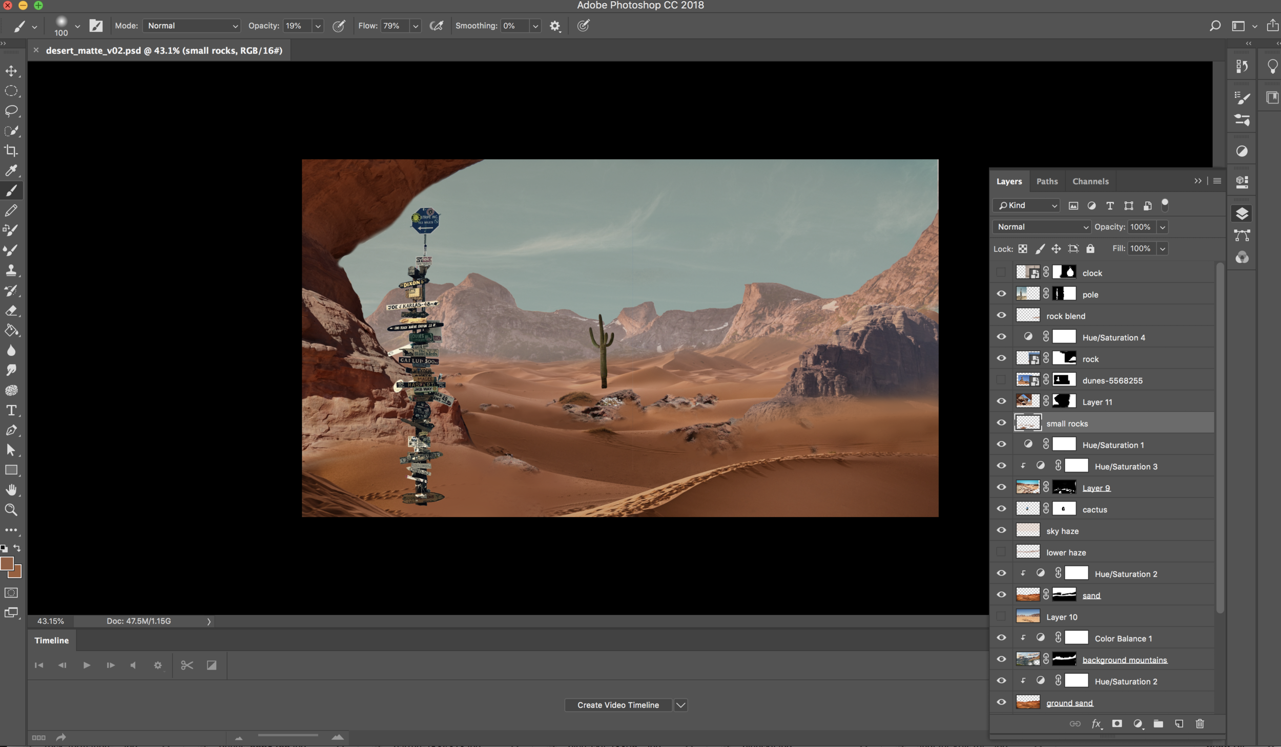 Desert Mattepainting