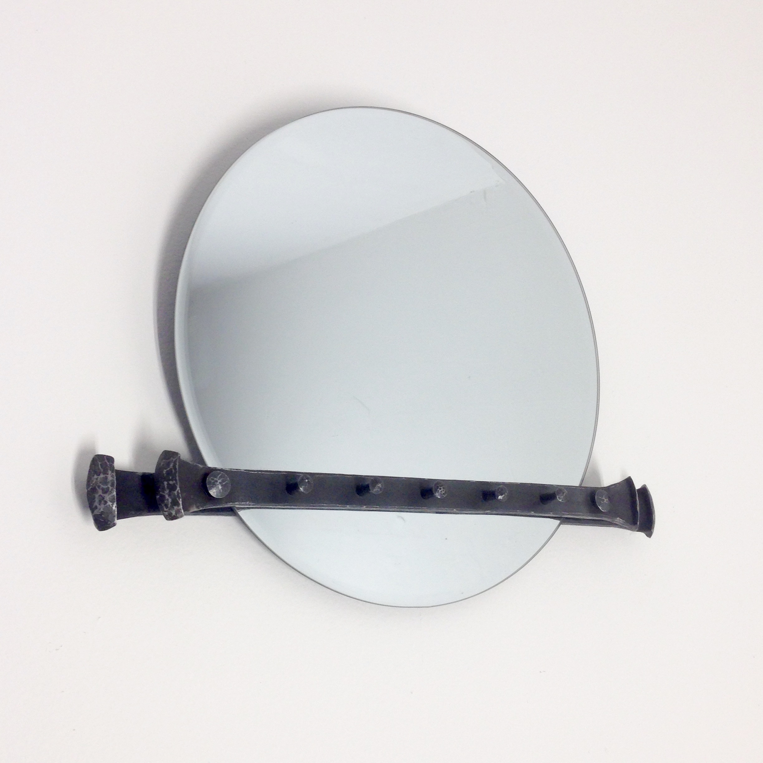 FORGED MIRROR BRACKET WITH NECKLACE HANGERS