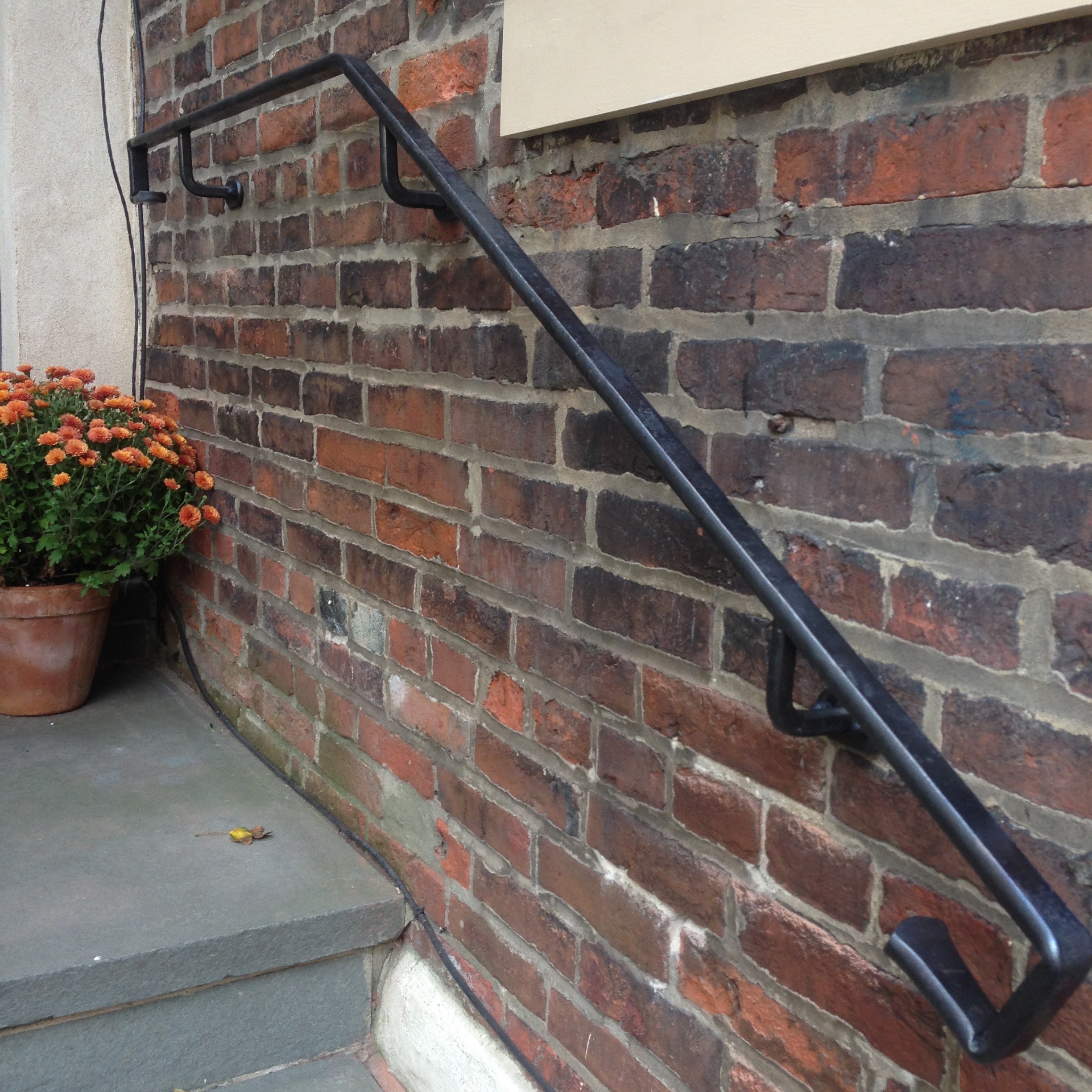 FORGED HANDRAIL - private residence, Cuthbert St. Philadelphia PA