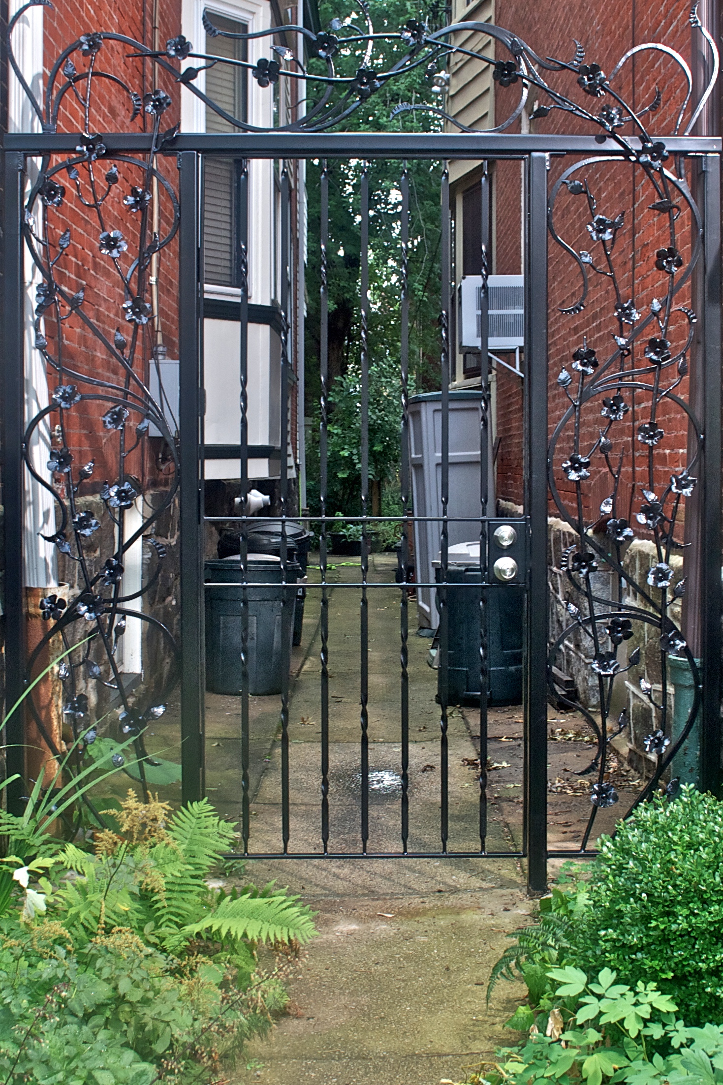 DOGWOOD GATE - private residence, Florence St. Philadelphia, PA