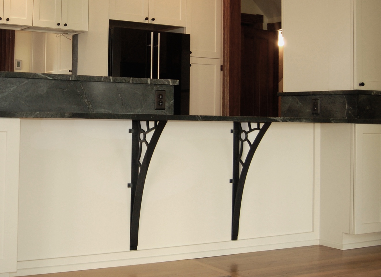 SHELF BRACKETS - custom designed for kitchen bar