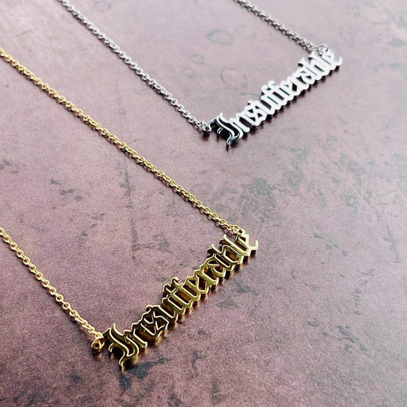 Insufferable Word Necklace