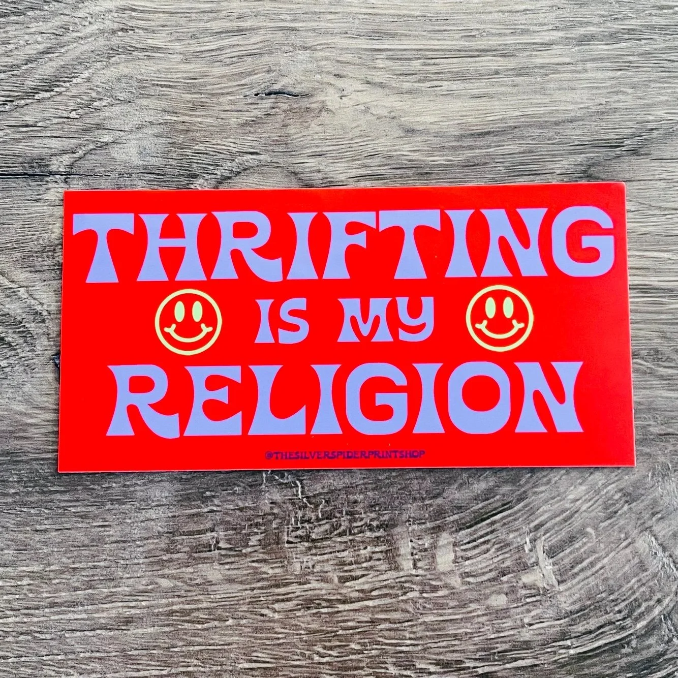 Thrifting Bumper Sticker