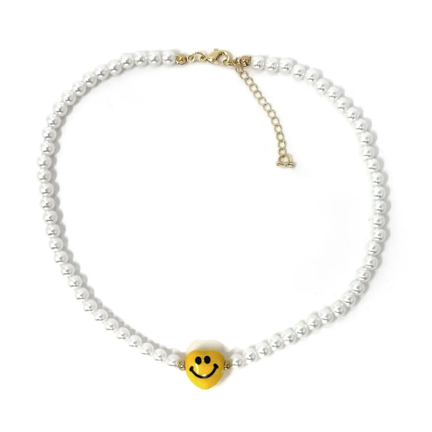 Smiley Pearl Necklace