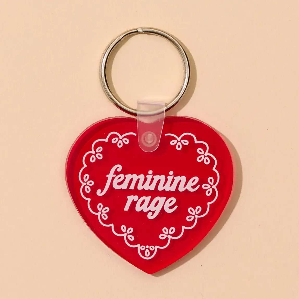 Feminine Rage Keychain