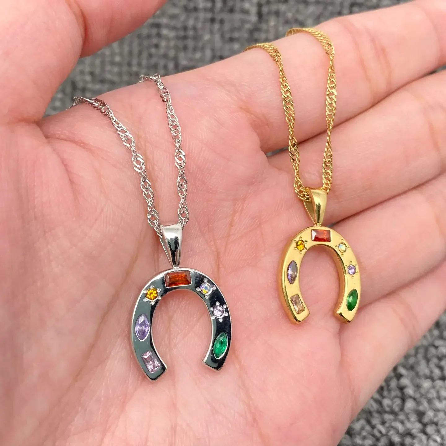 Horseshoe Charm Necklace