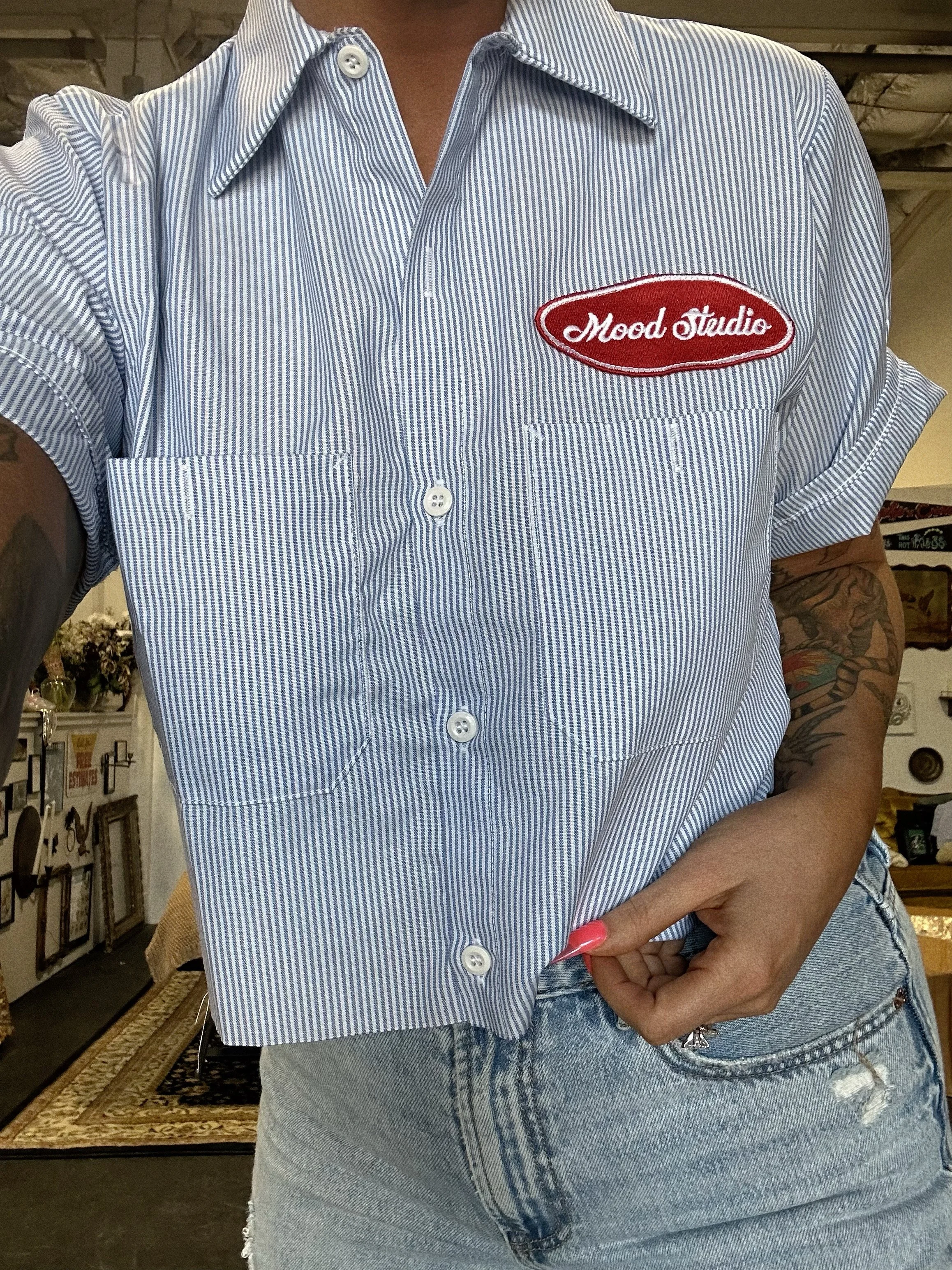 Cropped Mechanic Shirt