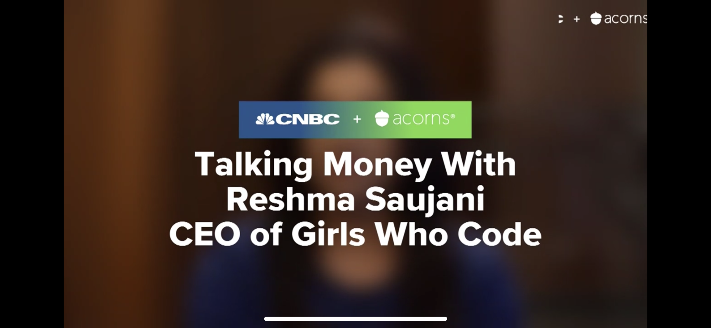 Reshma Saujani's advice for investors; be brave, not perfect