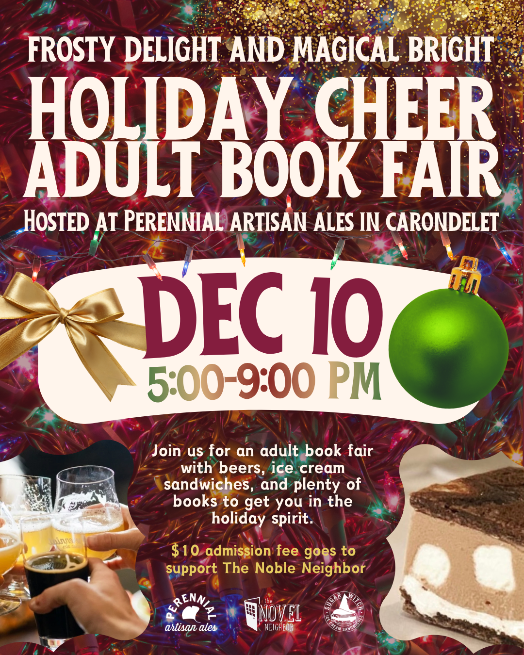 Frosty Delight and Magical Bright Holiday Cheer Grown-Up Book Fair