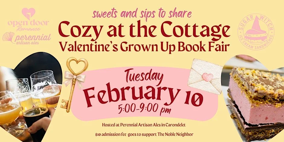 Cozy at the Cottage Valentine's Grown-Up Book Fair