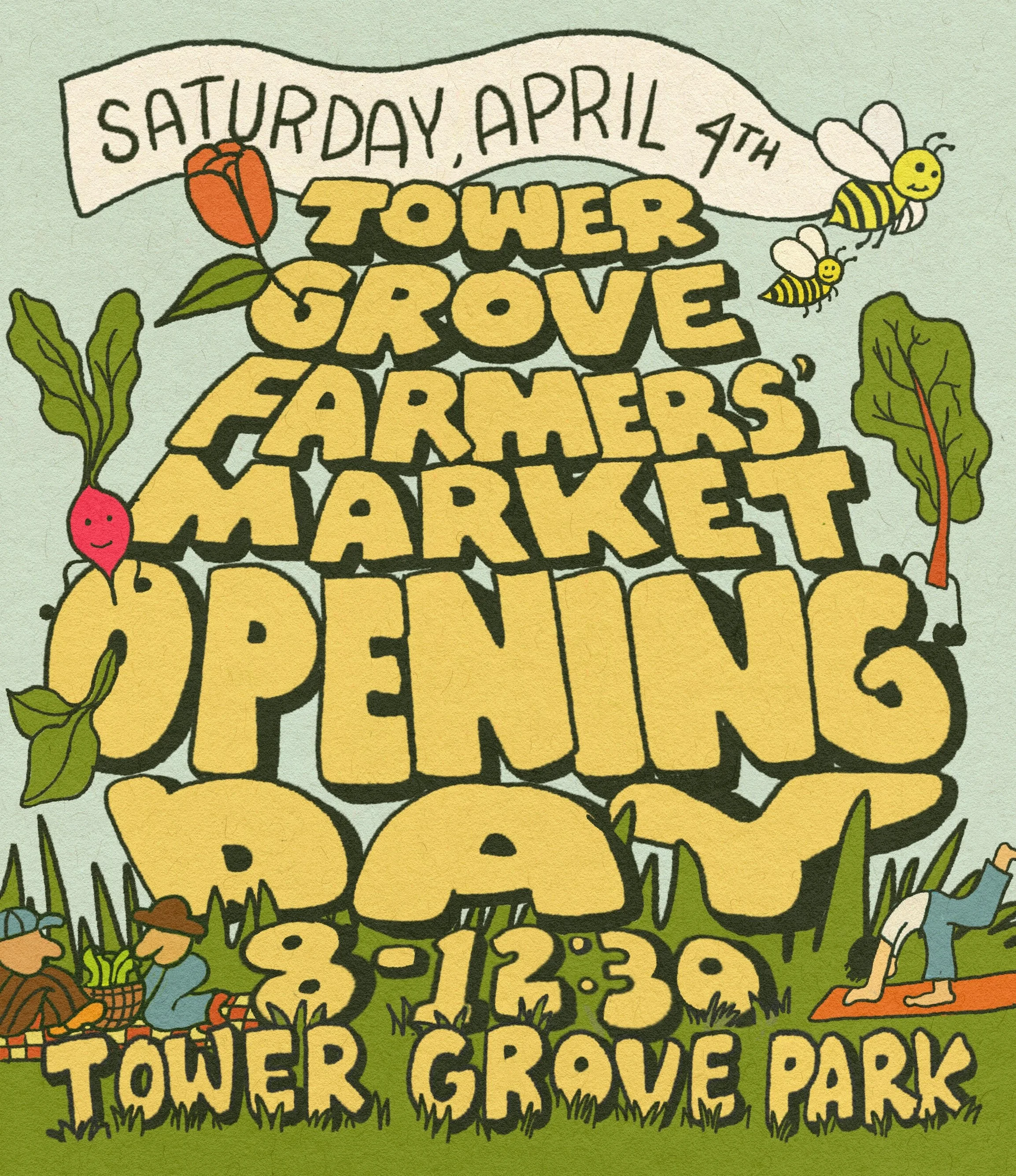 Tower Grove Farmers Market Opening Day