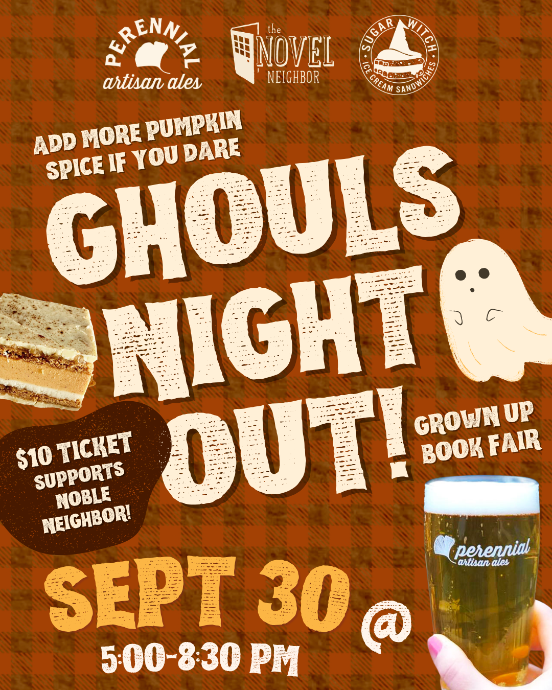 Ghouls Night Out Grown-Up Book Fair