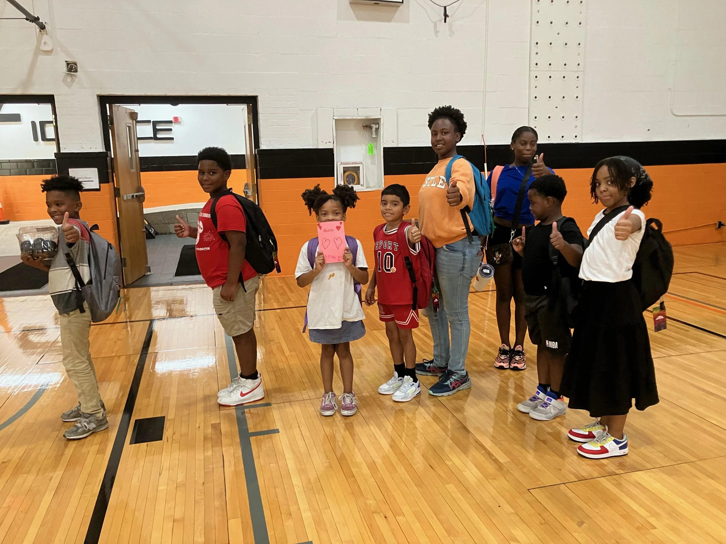 New Backpacks and School Supplies for 45 Kids