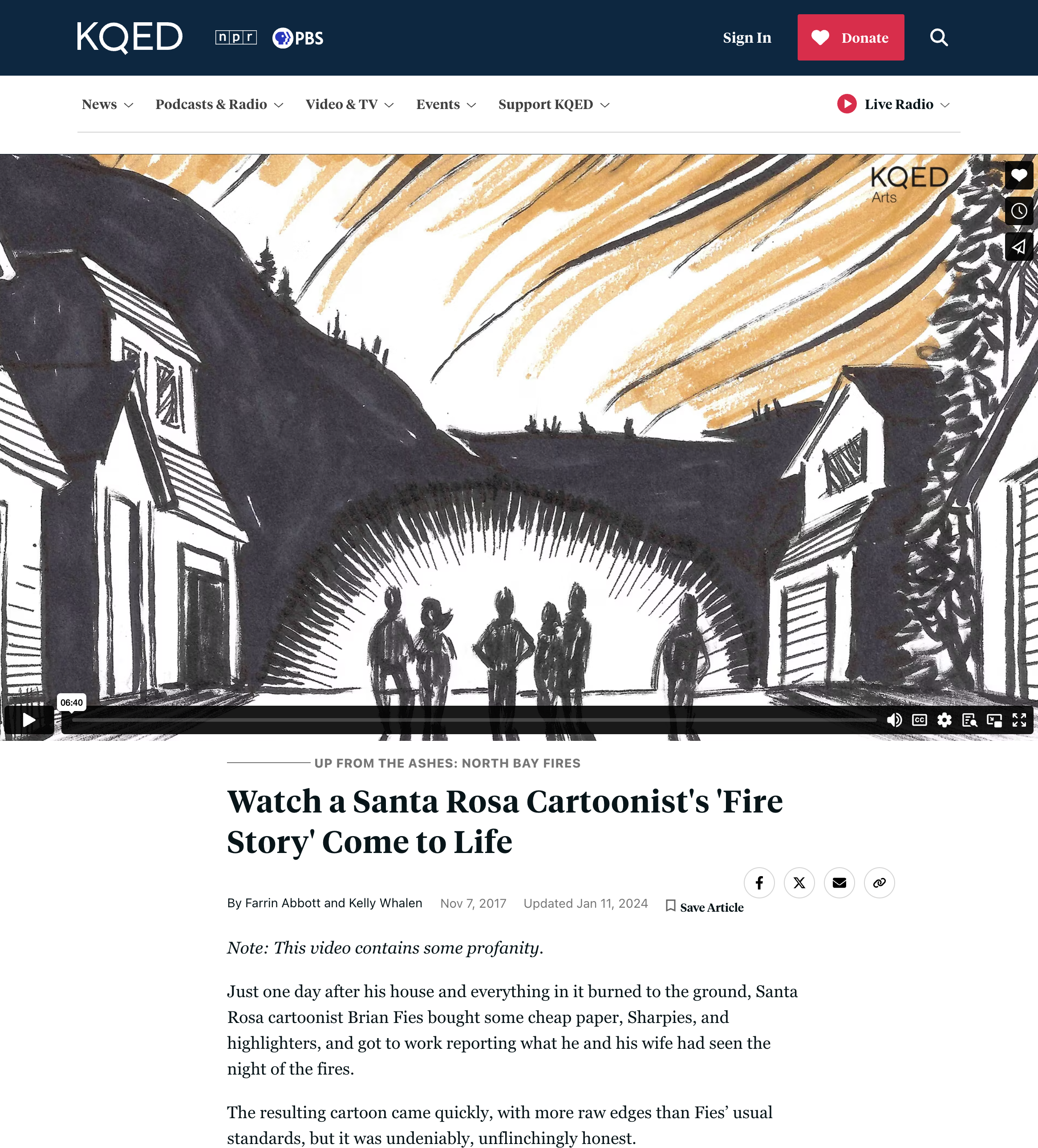 Fire Story: Emmy Award Winning Animation