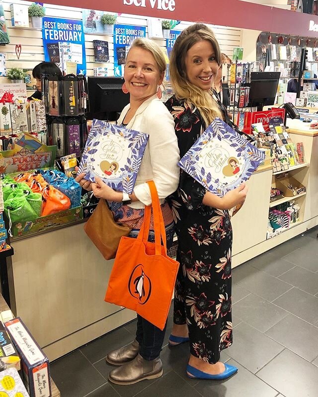 Weaving love and golden light of connection at @dymockssouthland today. 7 copies are now signed by @debi_hudson and I &hearts;️. Yay! The wellbeing of children means a lot to us both; we are committed to doing what we can to promote the book&rsquo;s 