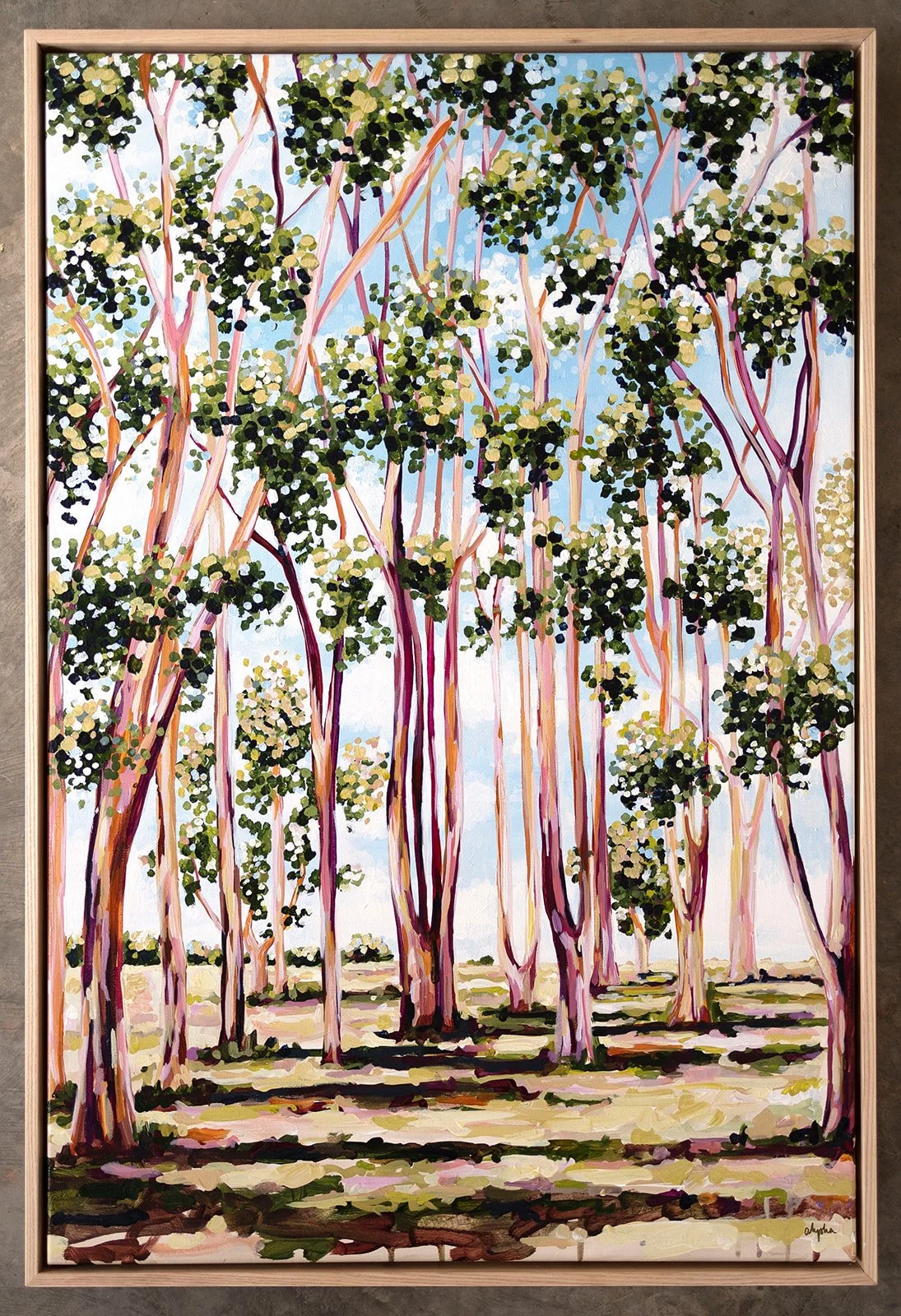 Home Among the Gum Trees - Original Art