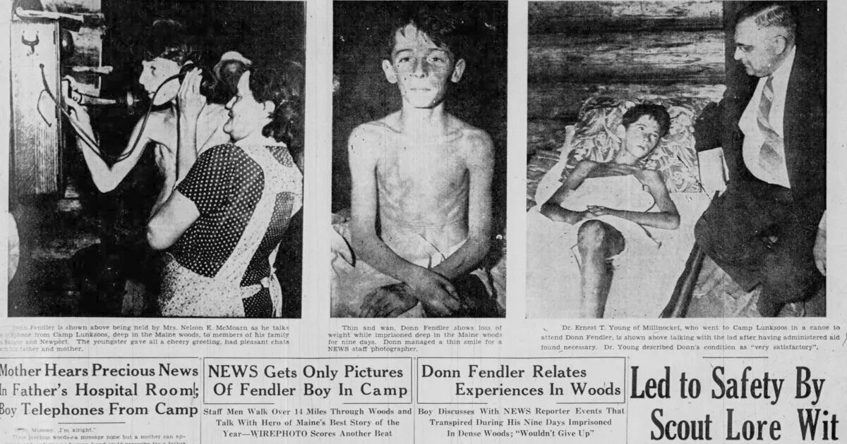 Lost on a Mountain in Maine