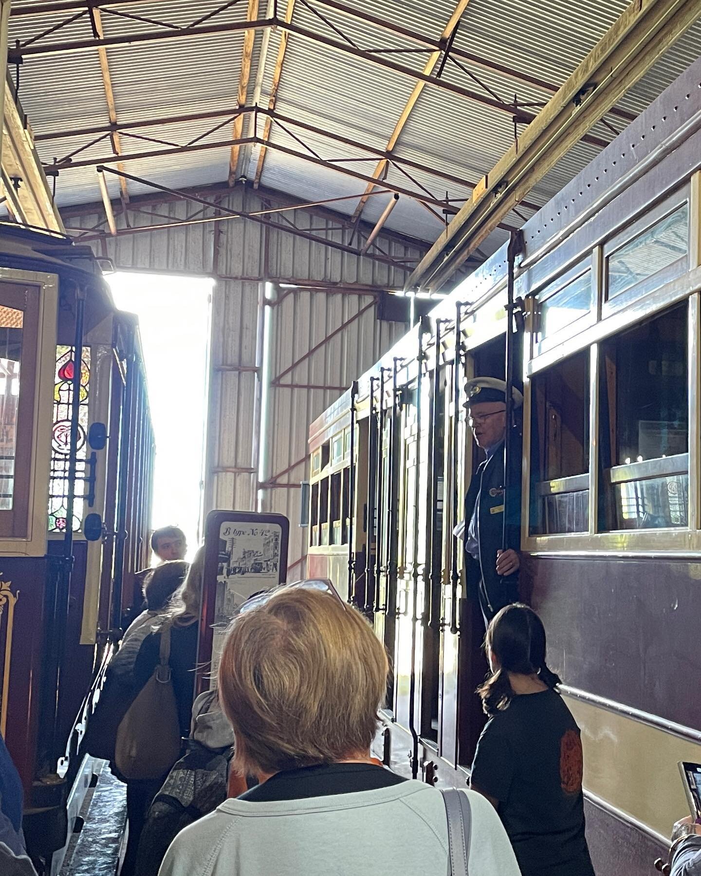 Today is the first day of our guided tours as part of South Australia&rsquo;s @historyfestival! 🚃 Our long-time member and author of Adelaide&rsquo;s Public Transport &mdash; The First 180 Years, Tom Wilson, is providing the tours today, leading gro