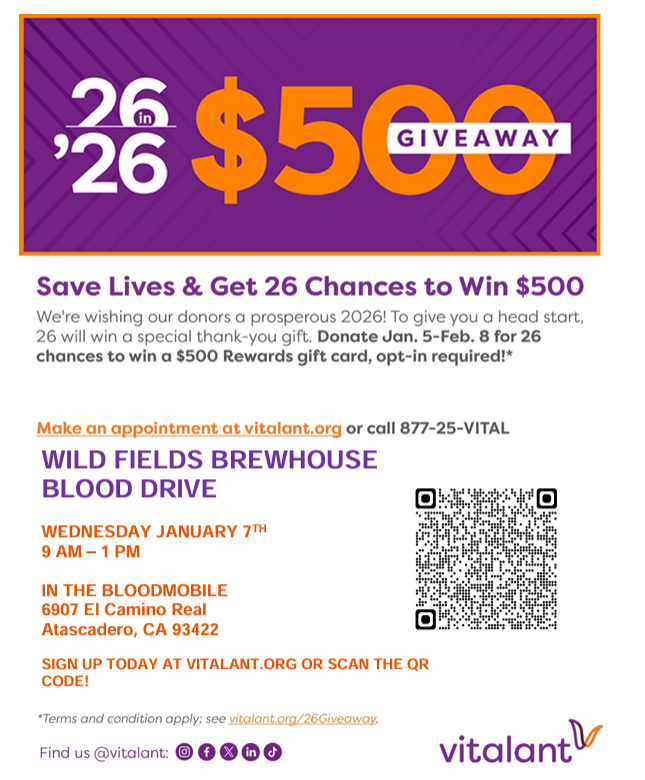 Vitalant Blood Drive