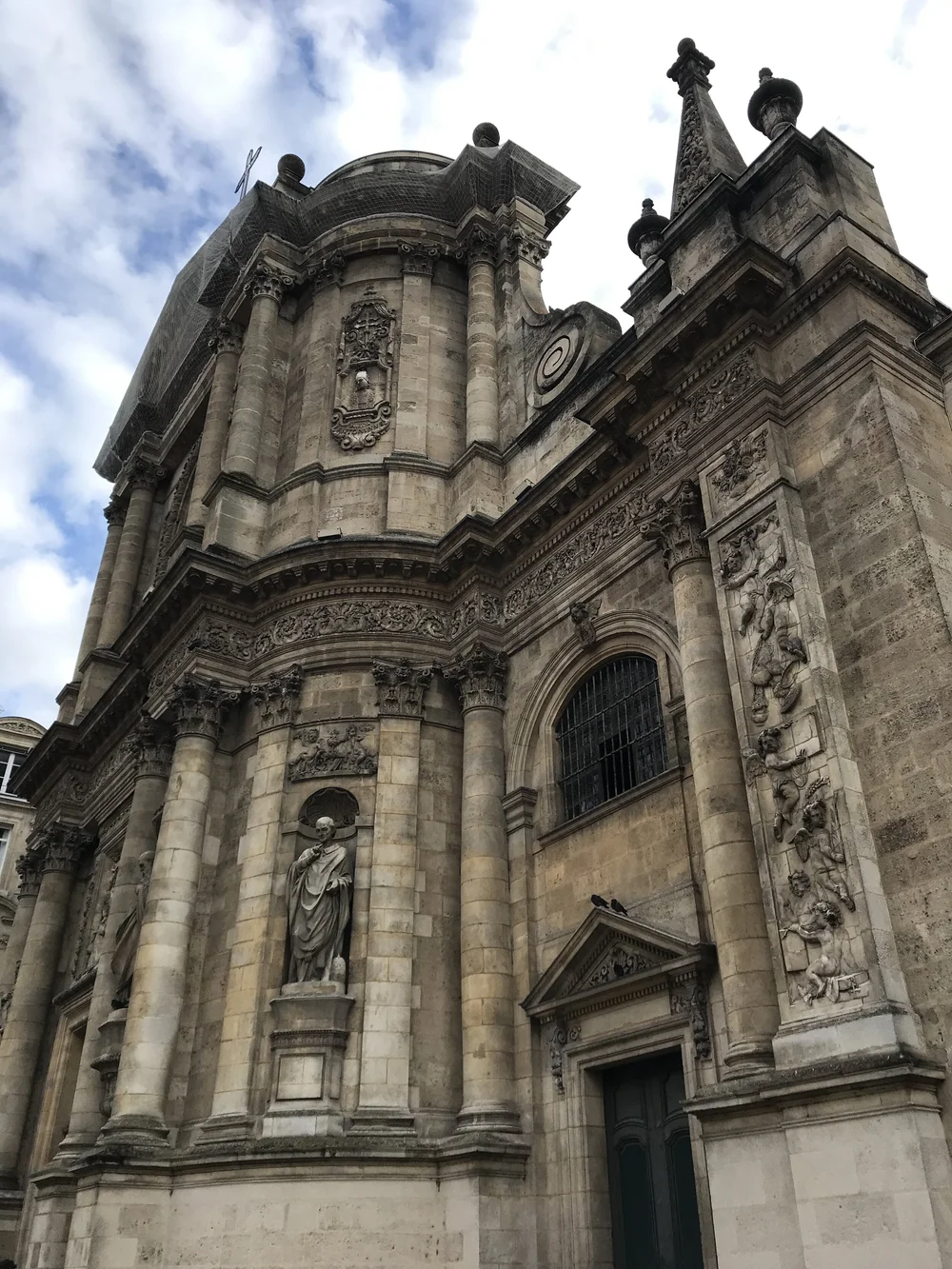 Detailed Stonework from Facade of l'Eglise de Notre Dame, Bordeaux