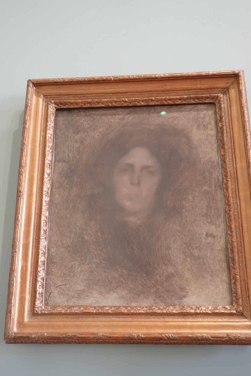 Portrait of a Woman in Musée Rodin, Paris