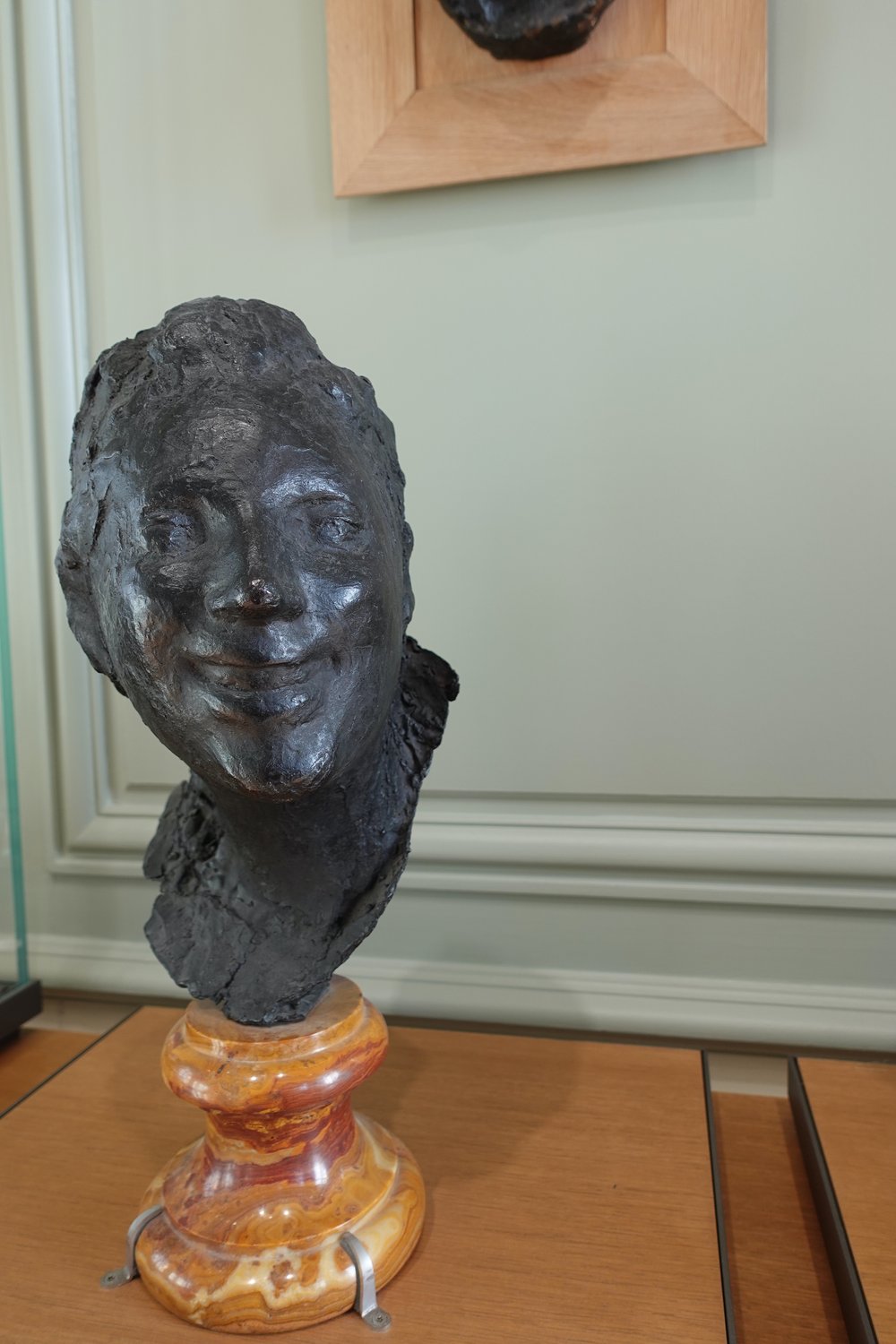 Bronze portrait at Musée Rodin