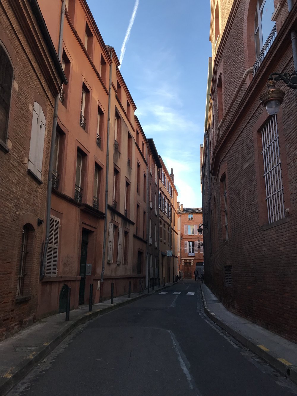 Cobble stoned streets in Toulouse, France