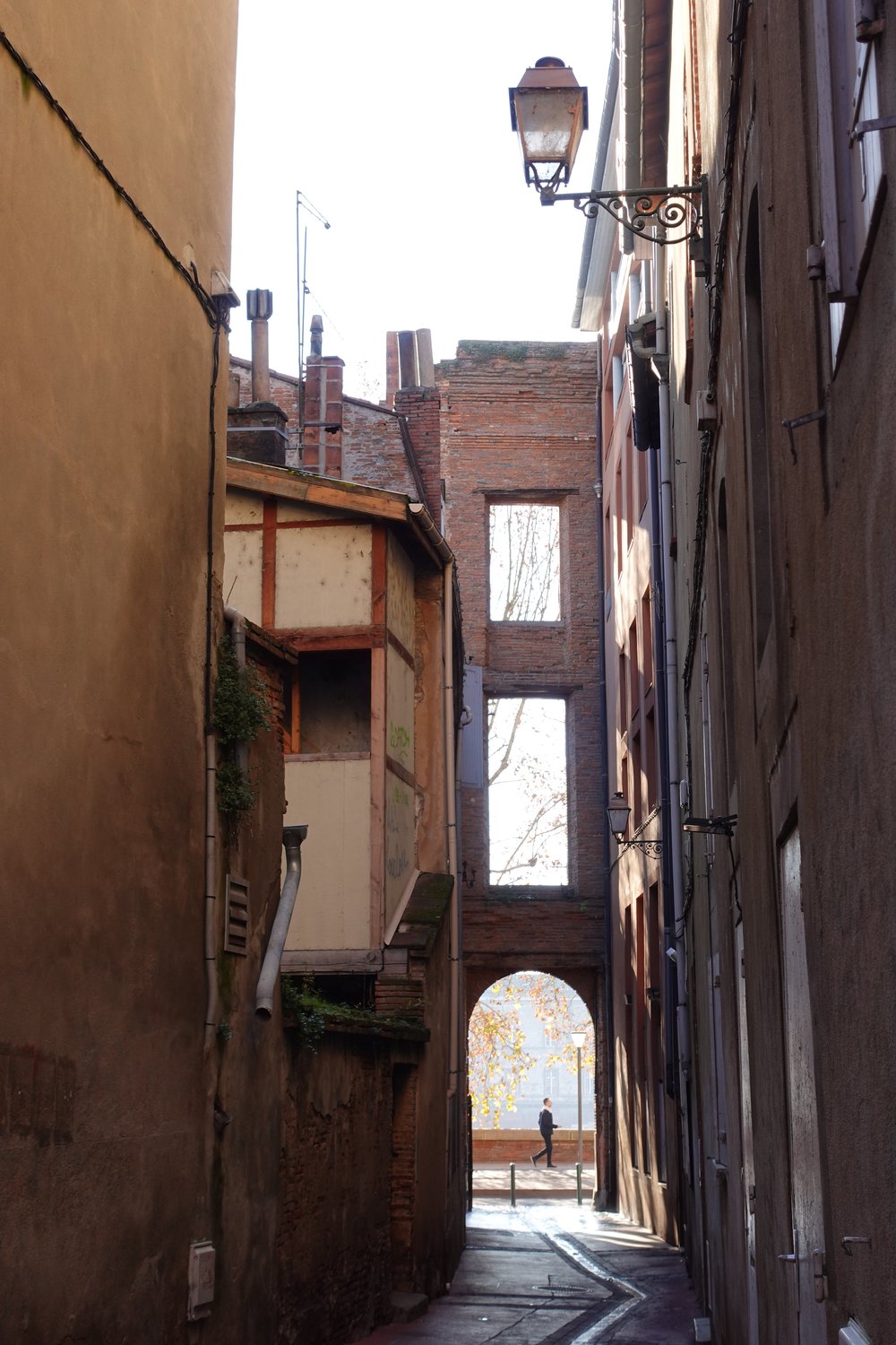 Beautiful street architecture at Toulouse, France