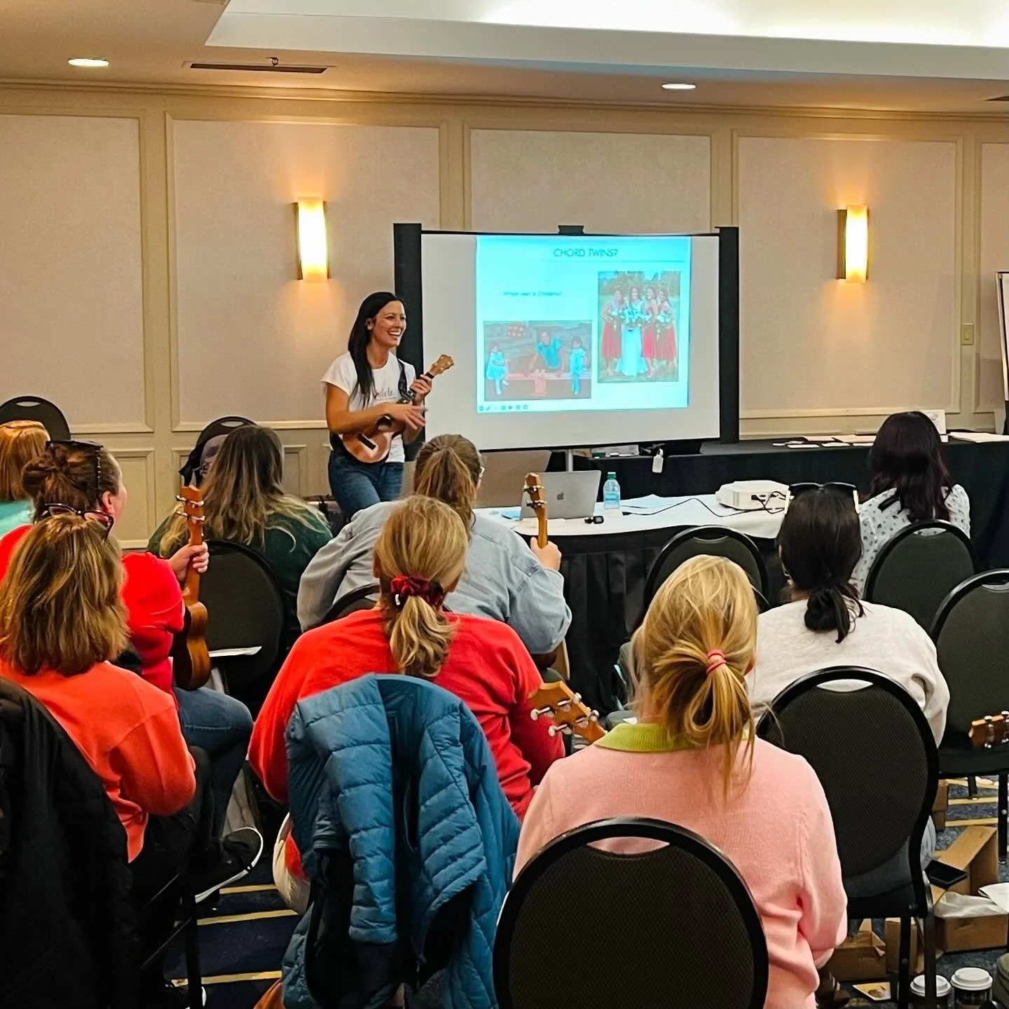 &ldquo;Chord Twins!!!&rdquo; The creative genius of @james.hill.music @uketropolis so I can&rsquo;t take credit for it, but it&rsquo;s something that I love to share when I&rsquo;m teaching at Music Education Conferences. The fact that I AM A TWIN al