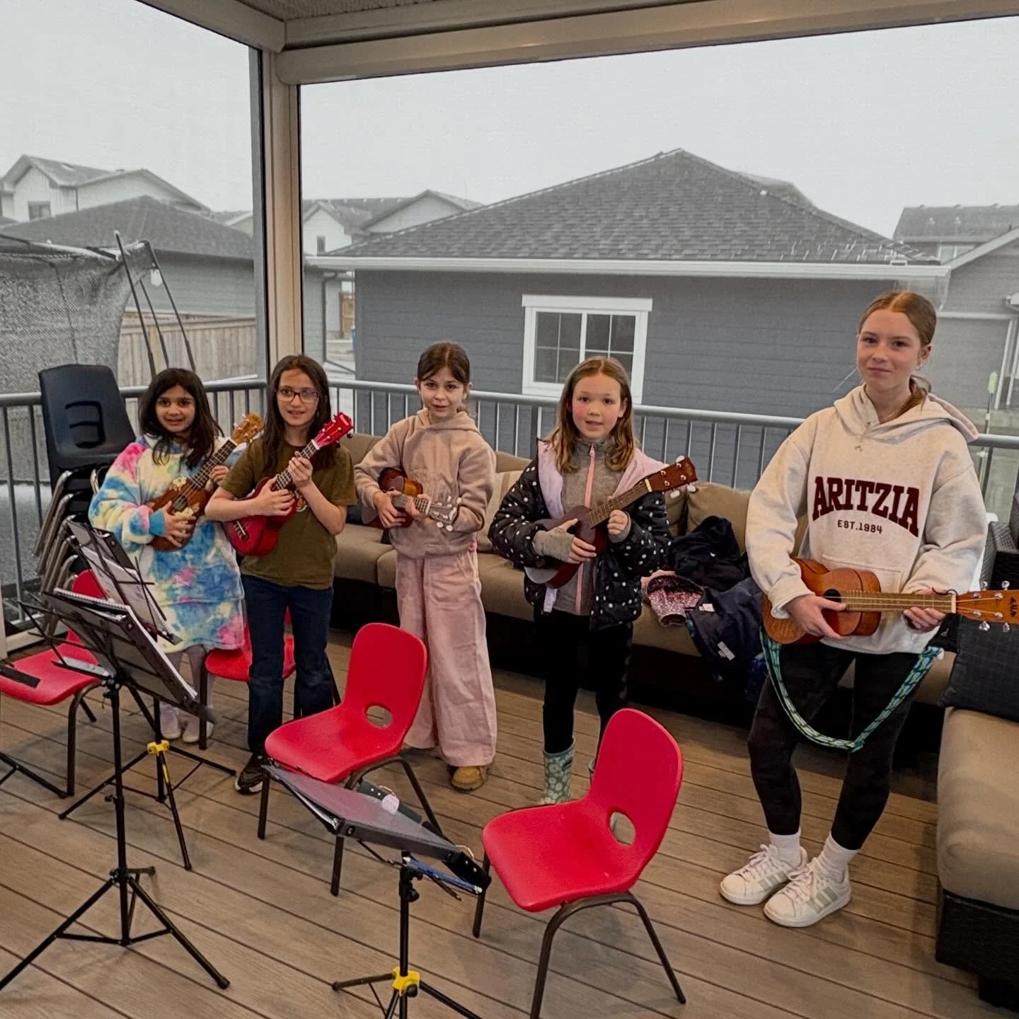 I was pumped to get started with a new Elementary Beginner class today! They did AMAZING and we learned to read 4 different notes on the staff in their first class. And a cool thing about this spring session (not just the weather we got hit with toda