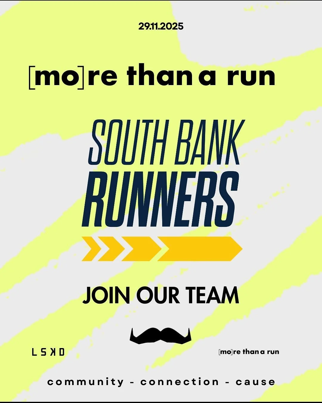 MOVEMBER IS HERE 🥸🏃&zwj;♂️🏃&zwj;♀️ 
@more_than_a_run is a community-driven running event that unites people around the world to support mental health and well-being. It&rsquo;s more than just a run&mdash;it&rsquo;s a movement designed to mobilise 