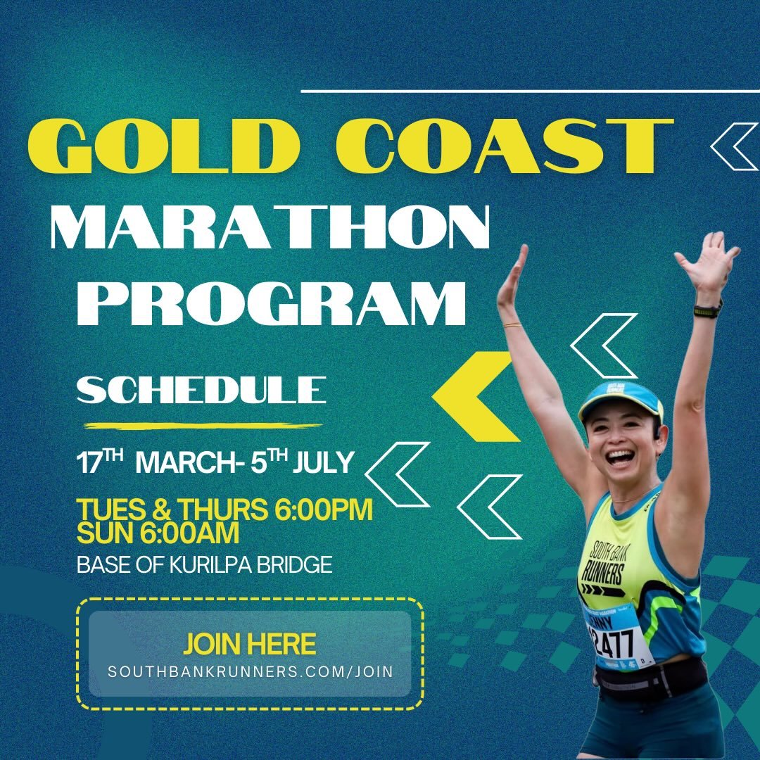 GOLD COAST MARATHON PROGRAM! 💛💙🏃&zwj;♂️🏃&zwj;♀️🏅Make all of your GCM dreams a reality by joining us on our 16 week program. Our sessions will help you to develop your speed and endurance to make 2026 your best race year yet 💛💙

Not running the