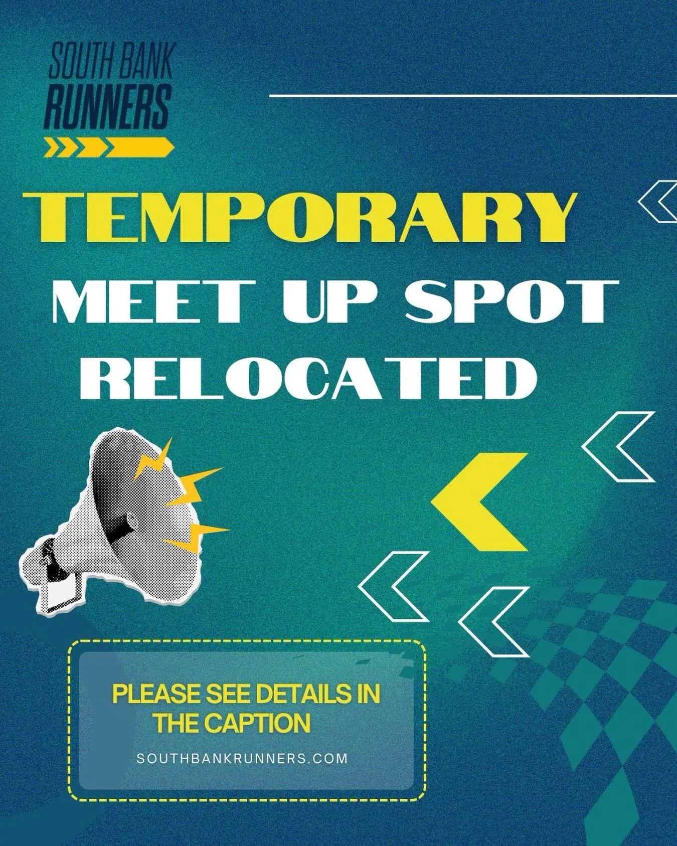 TEMPORARY LOCATION CHANGE 📍In the interest of runner safety the location of our session briefings will be changed until further notice. Please DO NOT meet at the base of the Kurilpa Bridge. Keep an eye on our social media posts and website for updat