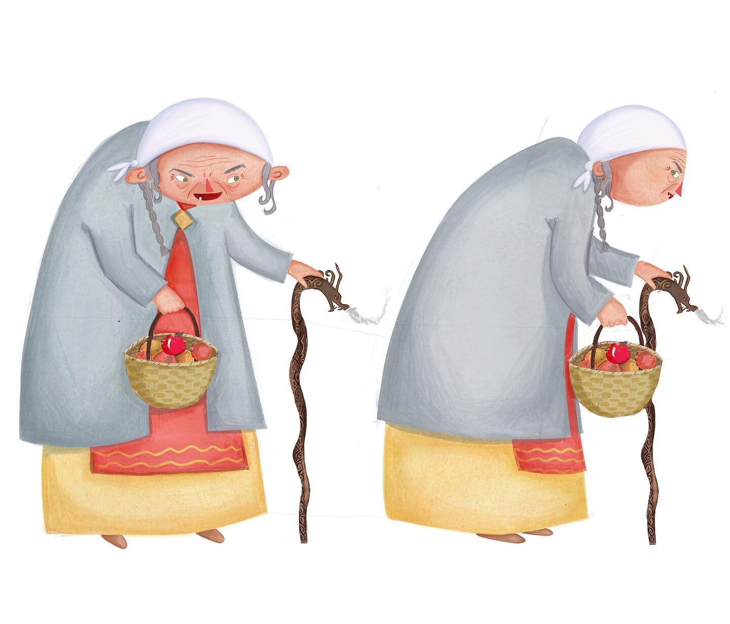 Snow White step mother as an old Viking woman.
.
.
.
#childrenbookillustration
#kidsbookillustration